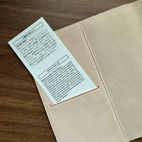 MD Product Goat Leather Cover Interior Pocket