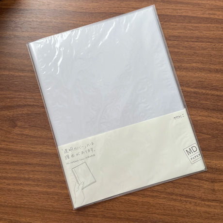 MD Product Clear Plastic Notebook Cover A4
