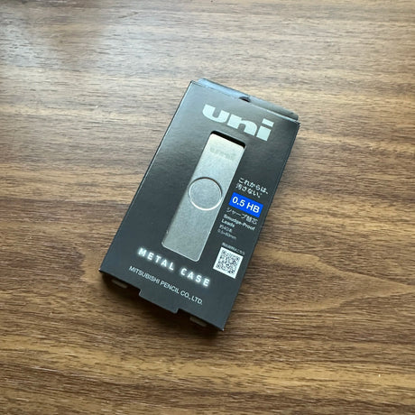 Uni Mechanical Pencil Lead Metal Case