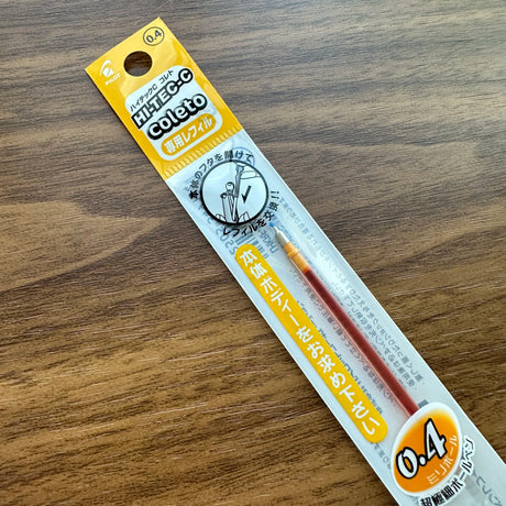 Pilot Hi-Tec-C Coleto Refills Apricot Orange