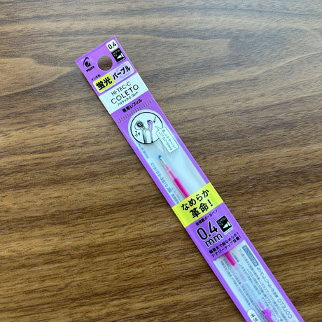 Pilot Hi-Tec-C Coleto Refill Fluorescent Purple