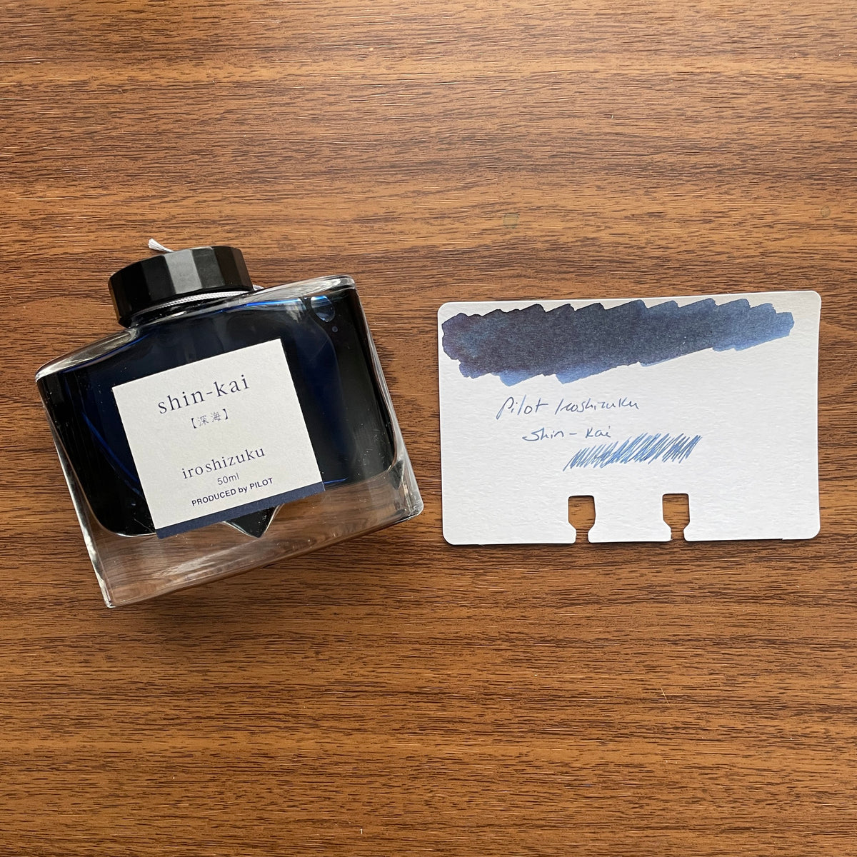 Pilot Iroshizuku 50ml Bottled Ink Shin-Kai