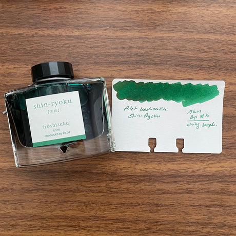 Pilot Iroshizuku 50ml Bottled Ink Shin-Ryoku