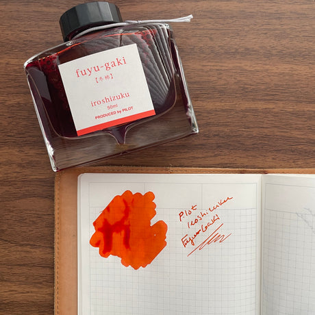 Pilot Iroshizuku 50ml Bottled Ink Fuyu Gaki