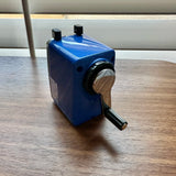 Caran d'Ache Pencil Sharpening Machine Reverse showing crank