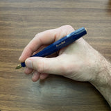 Kaweco Classic Sport Fountain Pen Blue Posted In-Hand