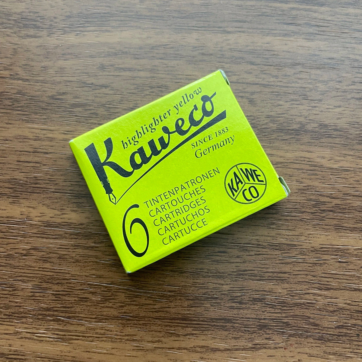 Kaweco Fountain Pen Ink Cartridges Yellow