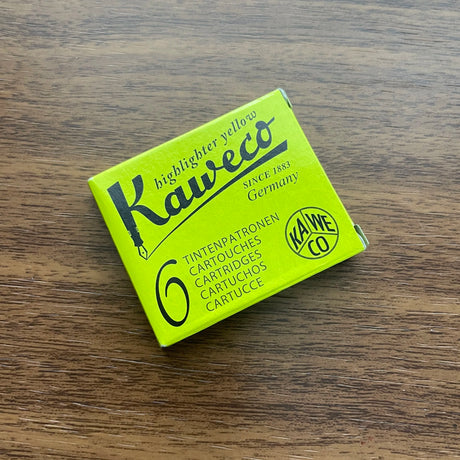 Kaweco Fountain Pen Ink Cartridges Yellow