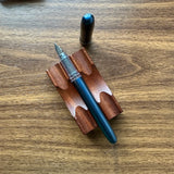 Platinum Prefounte Fountain Pens Blue Uncapped