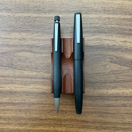Lamy 2000 Makrolon Mechanical Pencil with Fountain Pen Side by Side