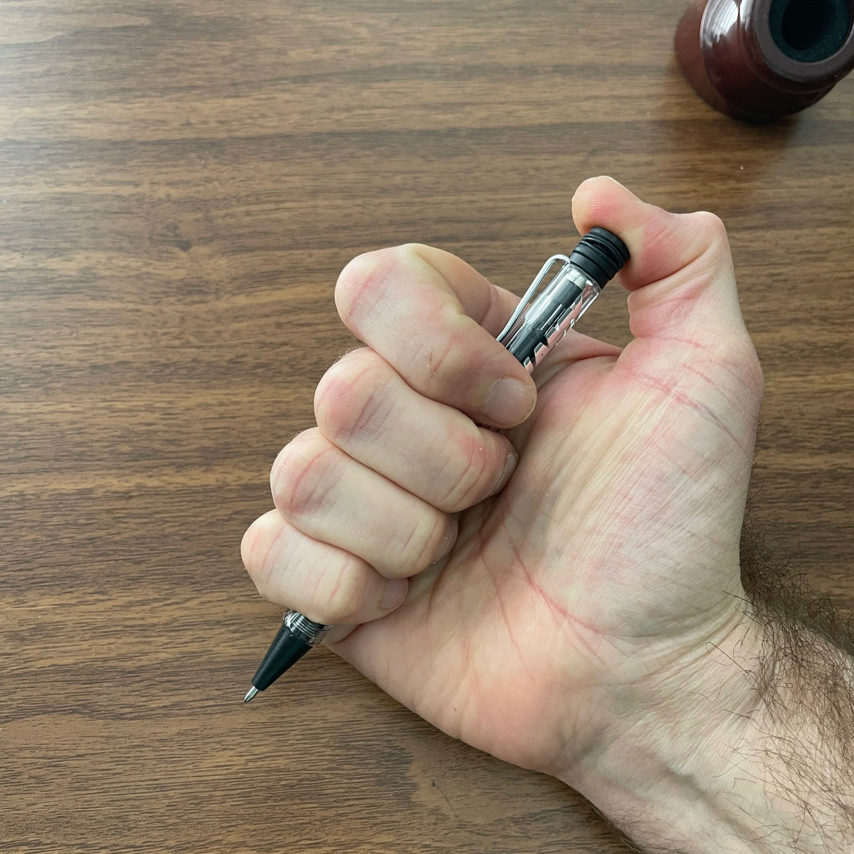 Lamy Vista Ballpoint Pen with Knock Depressed