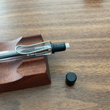 Lamy Safari Special Edition Mechanical Pencils Dark Dusk and Coral Eraser Cap Unscrewed