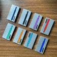 Lamy Ink Cartridges in all colors arrayed on table