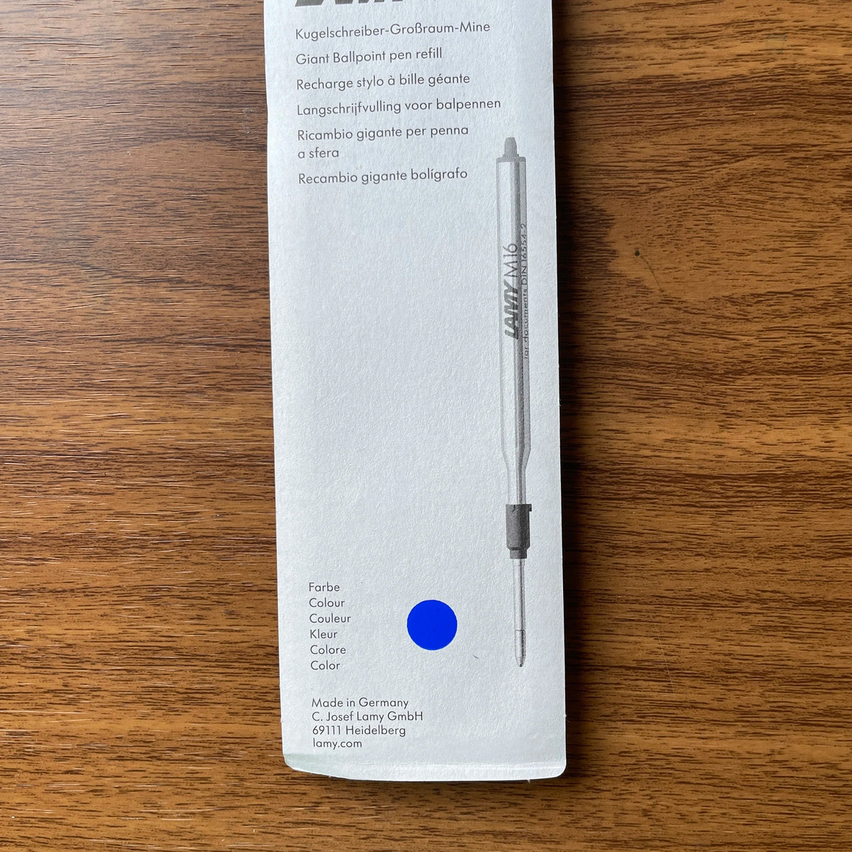 Lamy M16 Ballpoint Refill Reverse
