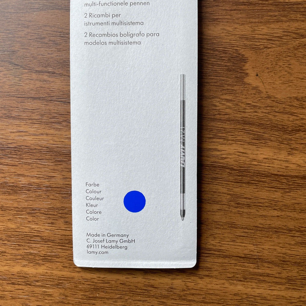 Lamy M21 D1 Refill Reverse