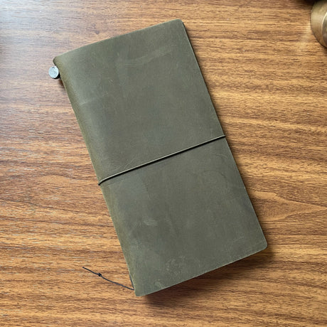 TRAVELER'S Notebook Standard Size Starter Kit Olive