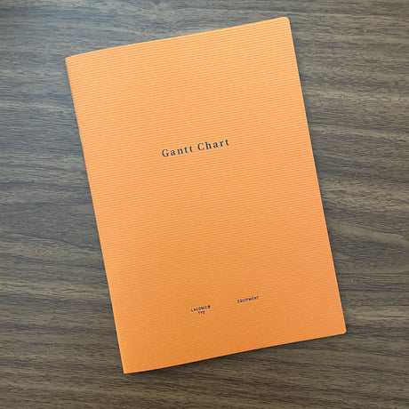 Laconic A5 Notebook Planner Layouts Gantt chart