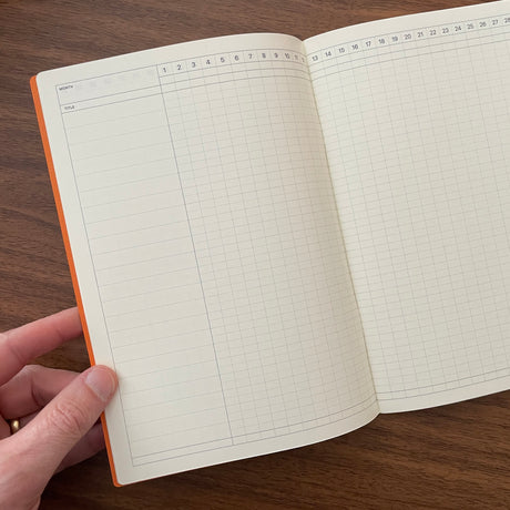 Laconic A5 Notebook Planner Layouts Gantt Chart Interior