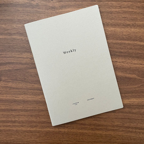 Laconic A5 Notebook Planner Journal Layouts Weekly