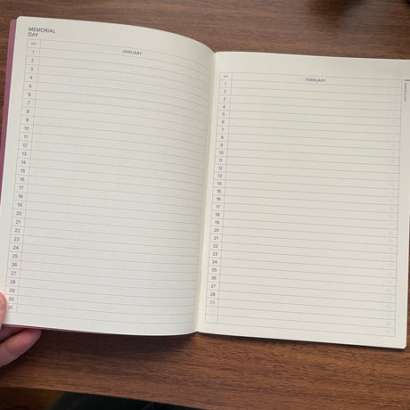 Laconic A5 Notebook Planner Journal Layouts One Day One Line