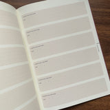 Laconic Style A5 6-Ring Binder Inserts / Creativity and Life Logging