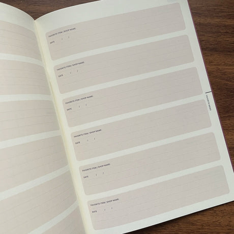 Laconic A5 Notebook Planner Journal Layouts Life Favorites