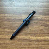 Lamy Safari Standard Line Ballpoint Pen Charcoal on Pen Stand