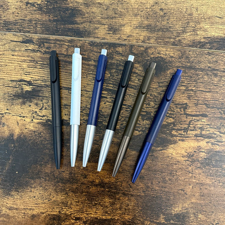Lamy Noto Ballpoint Pens on Table Standard Colors