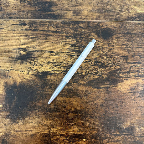 Lamy Noto Ballpoint Pen White and Silver