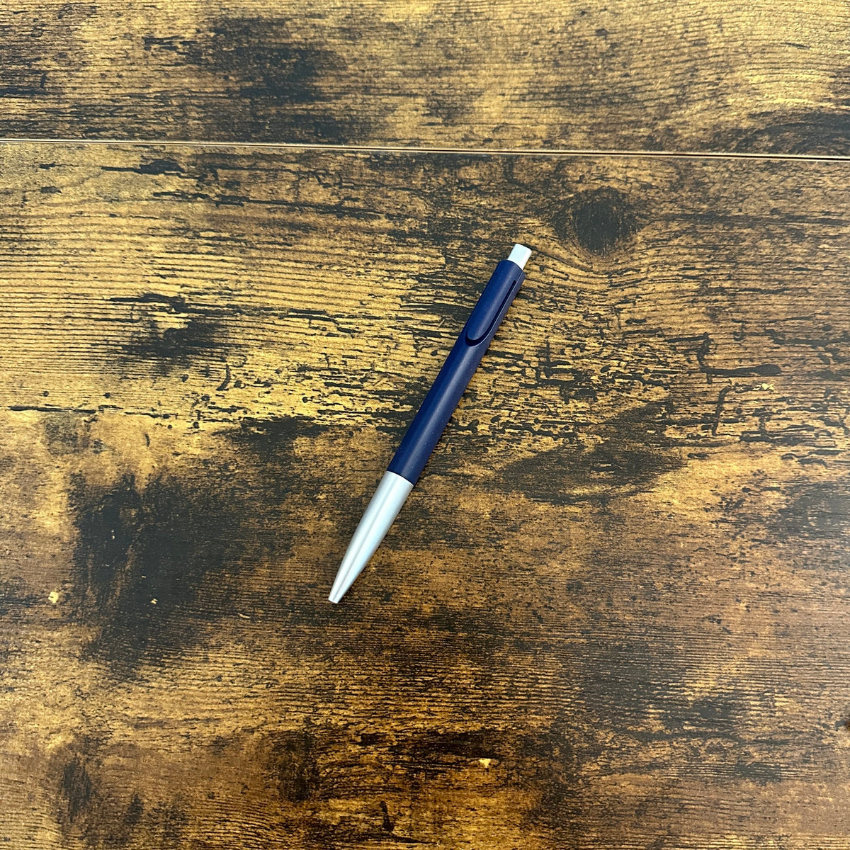 Lamy Noto Ballpoint Pen Navy and Silver