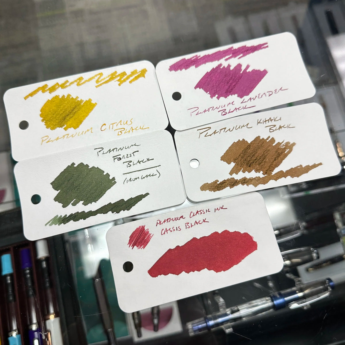 Platinum Classic Iron Gall Inks Ink Swatches