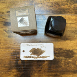 Platinum Classic Iron Gall Inks Khaki Black Swatch