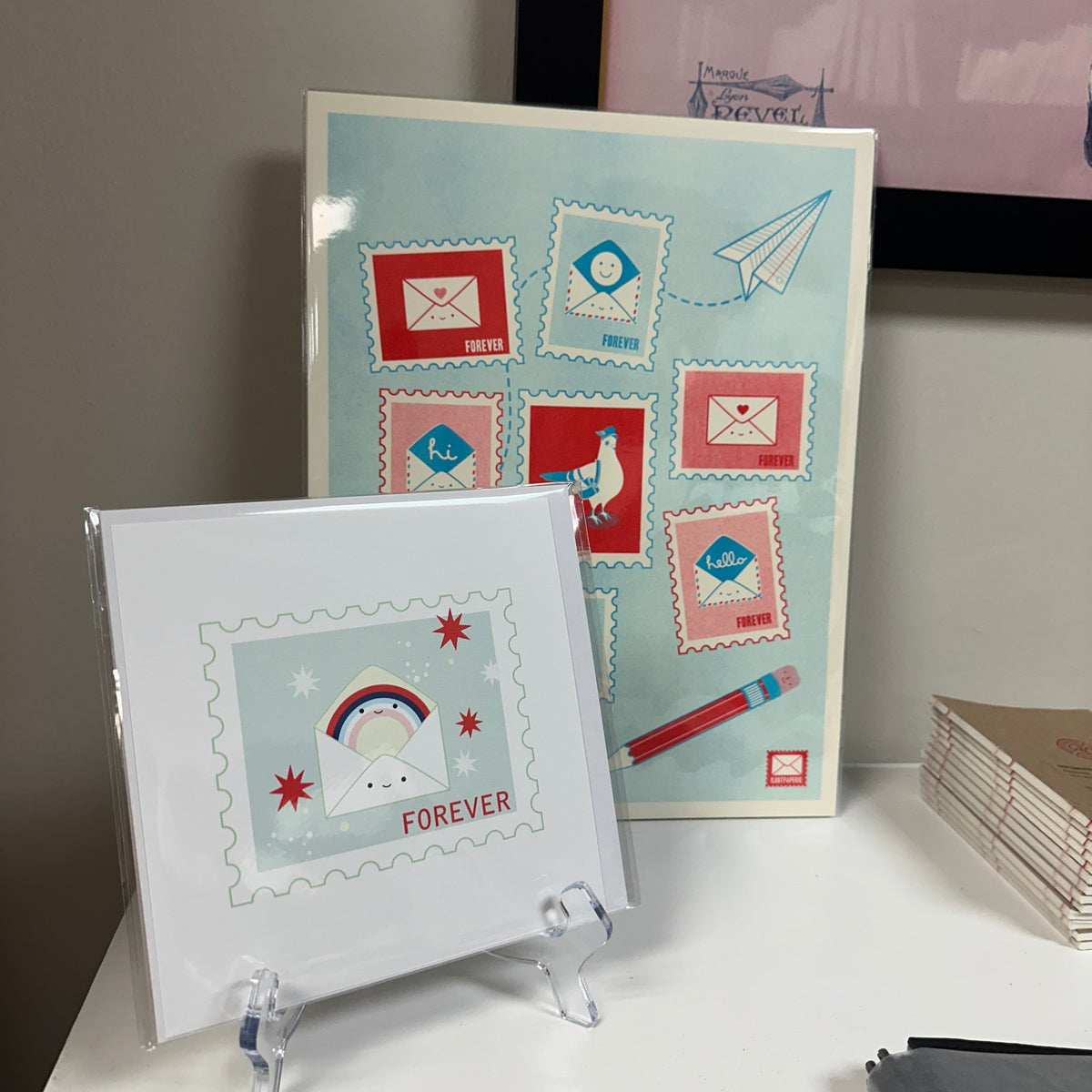 Snail Mail Art Prints by iLootPaperie