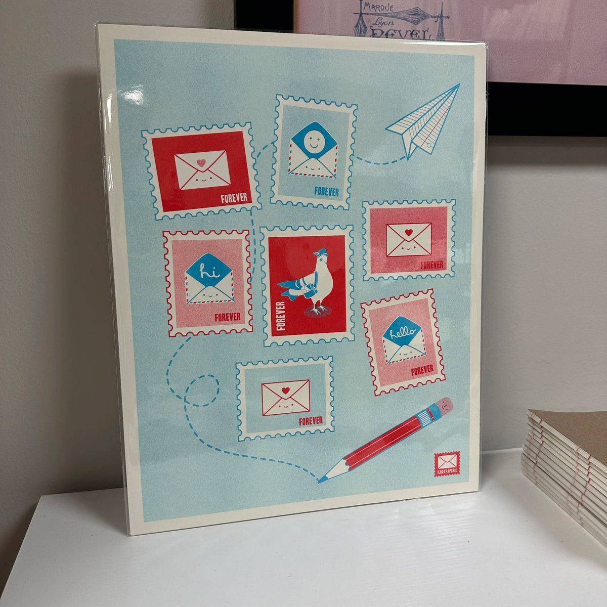 Snail Mail Art Prints by iLootPaperie