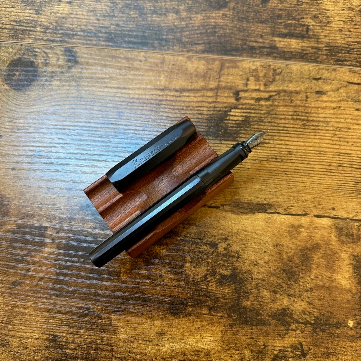 Kaweco Perkeo Fountain Pen Black Uncapped