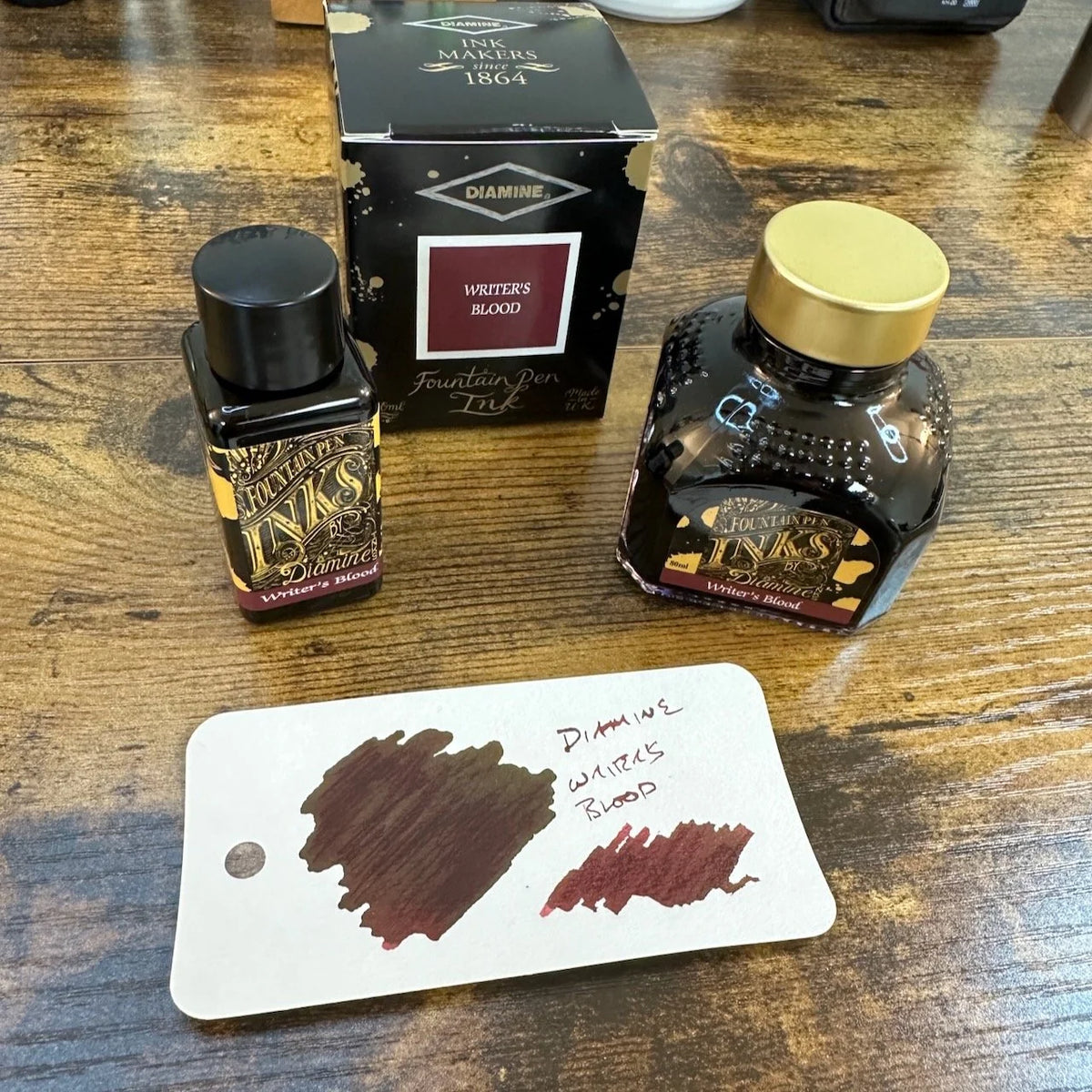 Diamine Writers Blood Swatch