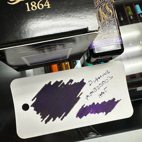 Diamine Monboddo's Hat Swatch Close-up