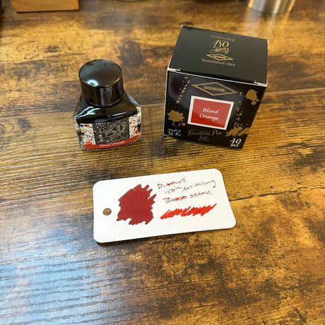 Diamine 150th Anniversary Fountain Pen Inks Blood Orange