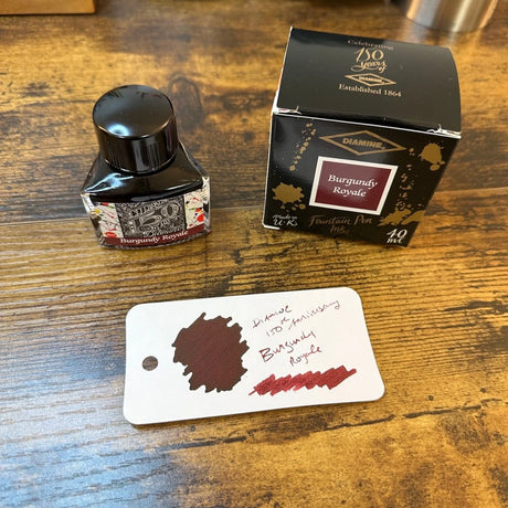 Diamine 150th Anniversary Fountain Pen Inks Burgundy Royale