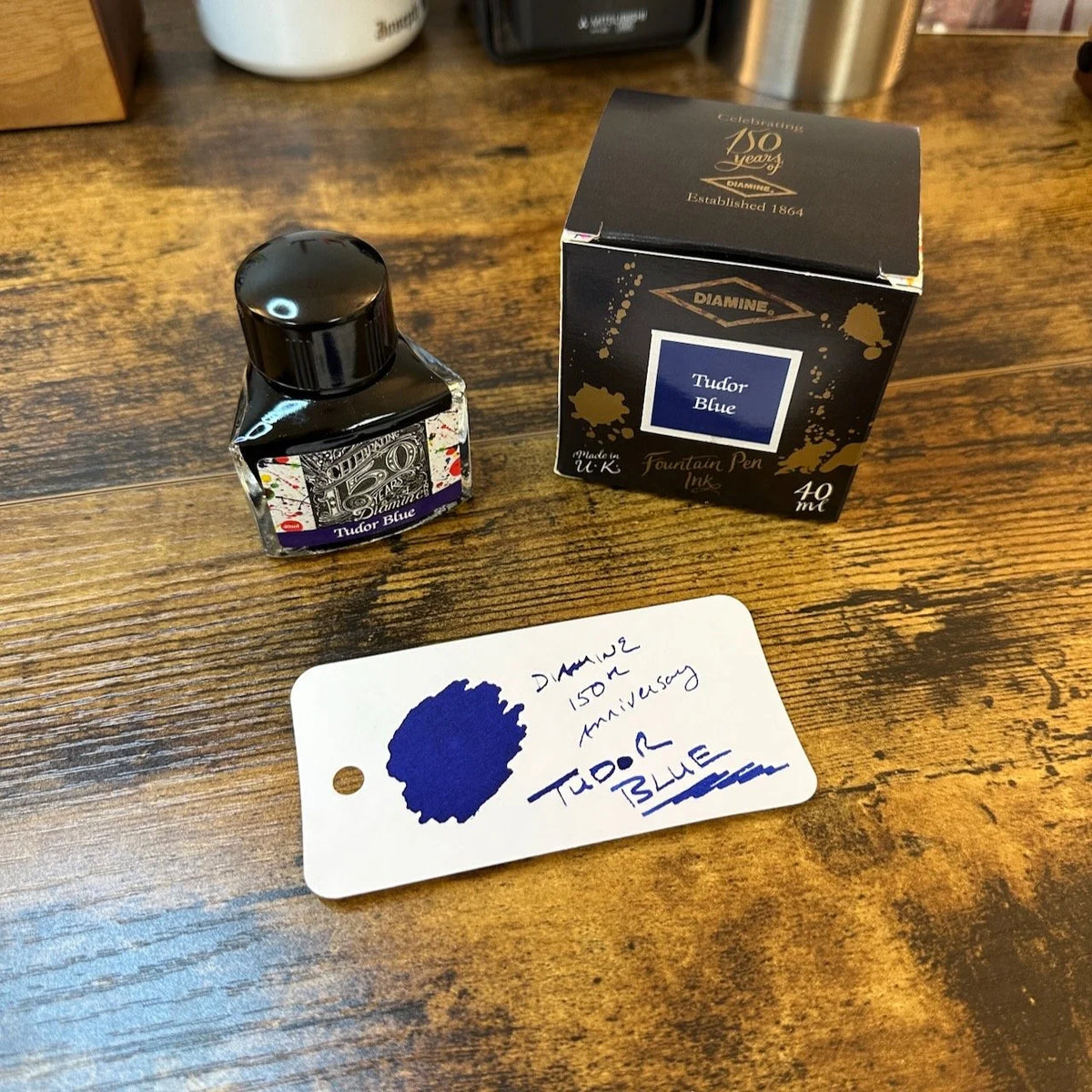 Diamine 150th Anniversary Fountain Pen Inks Tudor Blue