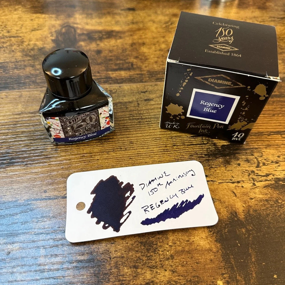 Diamine 150th Anniversary Fountain Pen Inks Regency Blue