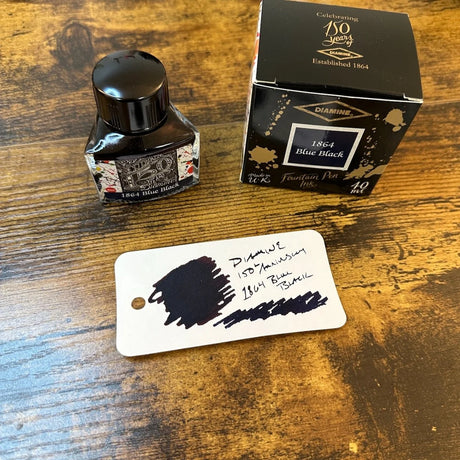 Diamine 150th Anniversary Fountain Pen Inks 1864 Blue Black