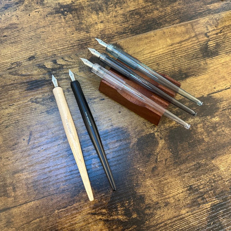 Pilot Iro-Utsushi Dip Pens Arrayed on Table