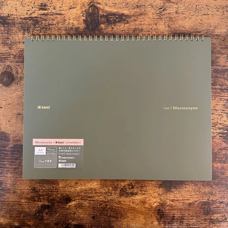 Mnemosyne x Kleid Spiral Notebooks