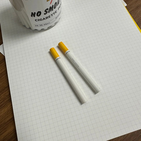 Begoody No Smoking Pencils Two Cigarette Pencils side by side