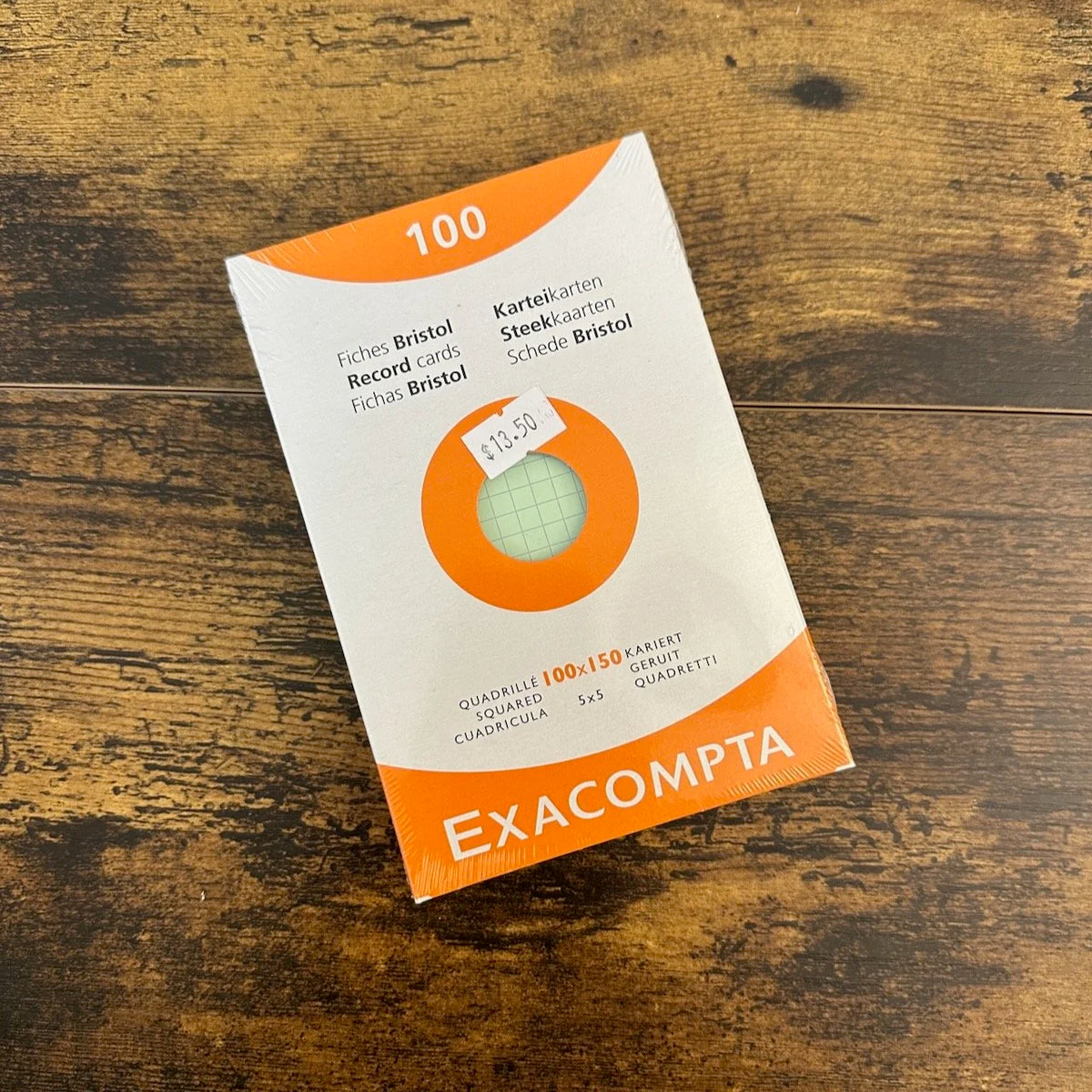Exacompta Index Cards Multicolor 3x5