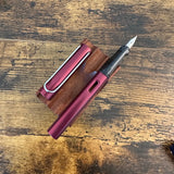 Lamy AL-Star Fountain Pens Standard Colors Purple Uncapped