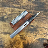 Lamy AL-Star Fountain Pens Standard Colors Graphite Uncapped