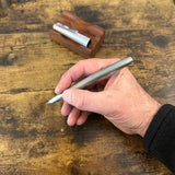 Lamy 2000 Stainless Steel Fountain Pen Uncapped