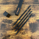 Notsu All-Black No. 2 Pencil Set